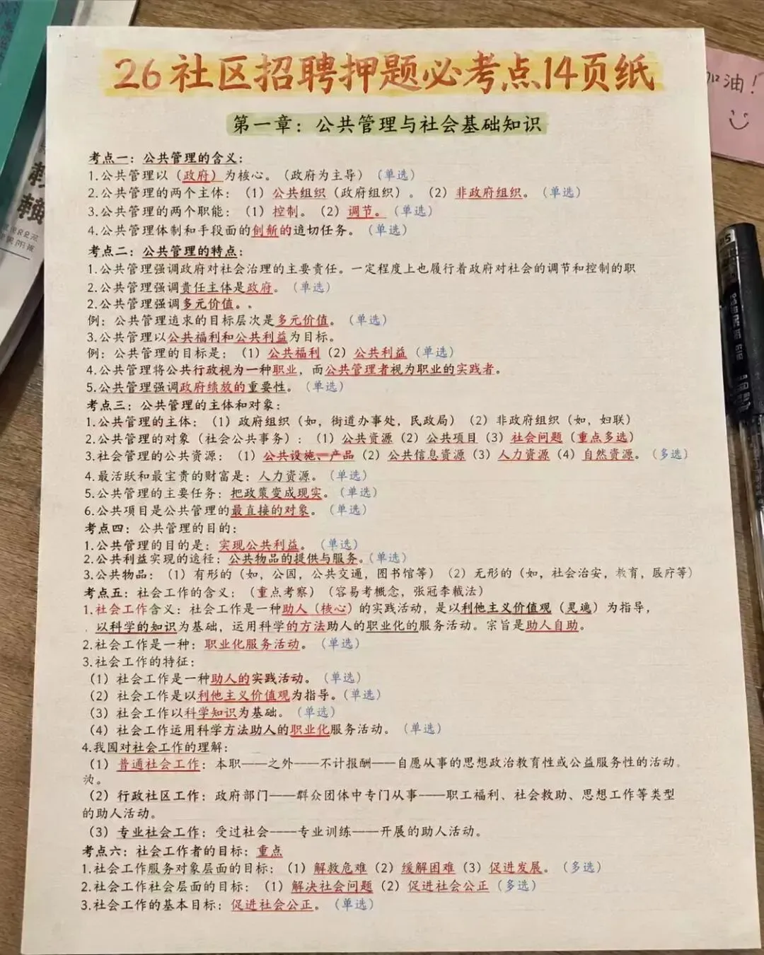 26社区工作者招聘,押题试卷已出发历史重复率超高!-第3张图片-四季读书网
