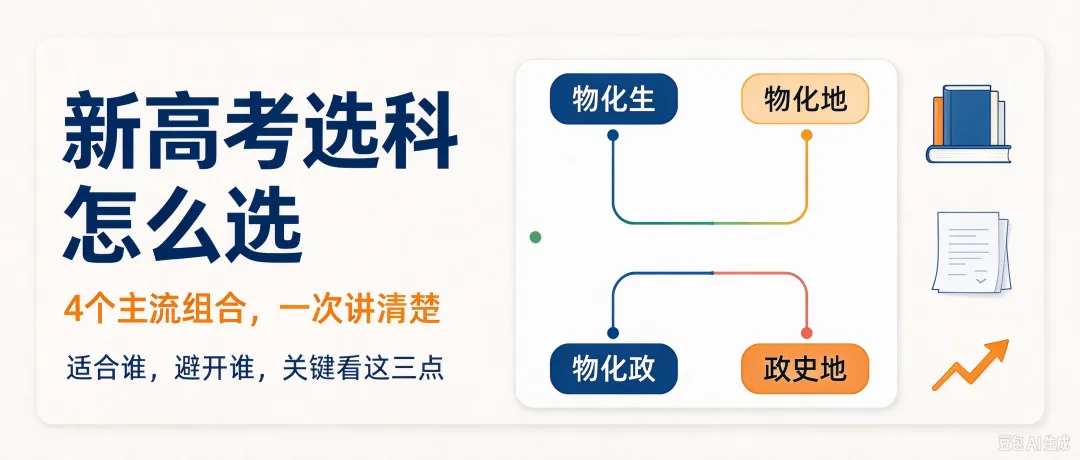 新高考选科避坑!物化生/物化地/物化政/政史地,4大组合适配人群精准拆解-第2张图片-四季读书网