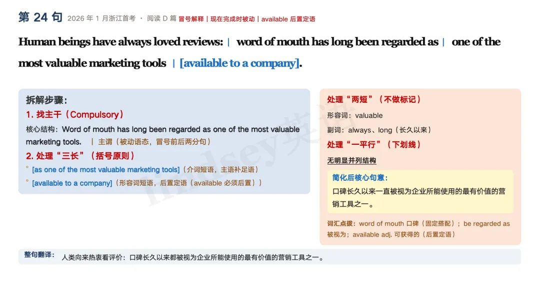2026高考英语真题长难句解析-第5张图片-四季读书网