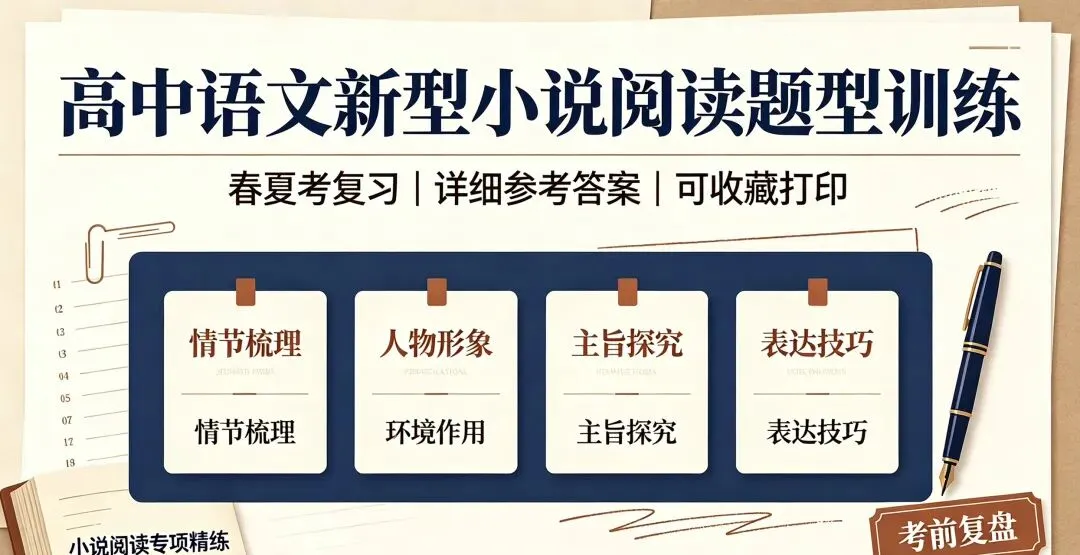高考真题新型小说阅读题型训练(春夏考复习|详细参考答案|可收藏打印)-第8张图片-四季读书网 高考真题新型小说阅读题型训练(春夏考复习|详细参考答案|可收藏打印)-第8张图片-四季读书网