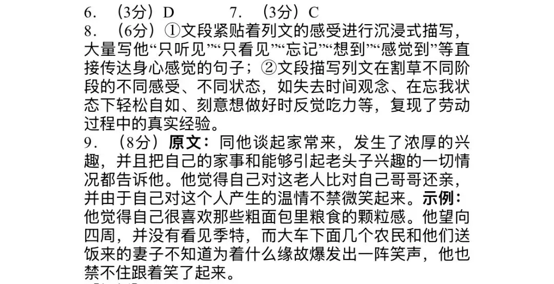 高考真题新型小说阅读题型训练(春夏考复习|详细参考答案|可收藏打印)-第9张图片-四季读书网 高考真题新型小说阅读题型训练(春夏考复习|详细参考答案|可收藏打印)-第9张图片-四季读书网