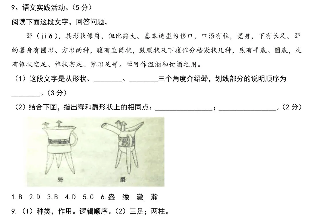 中考语文基础知识131题(含答案),想学好语文,基础的知识一定要记住!-第49张图片-四季读书网 中考语文基础知识131题(含答案),想学好语文,基础的知识一定要记住!-第49张图片-四季读书网