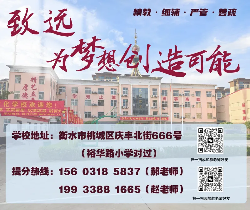随身学,随时背 | 衡水致远文化学校高考知识点口袋书上线!-第10张图片-四季读书网