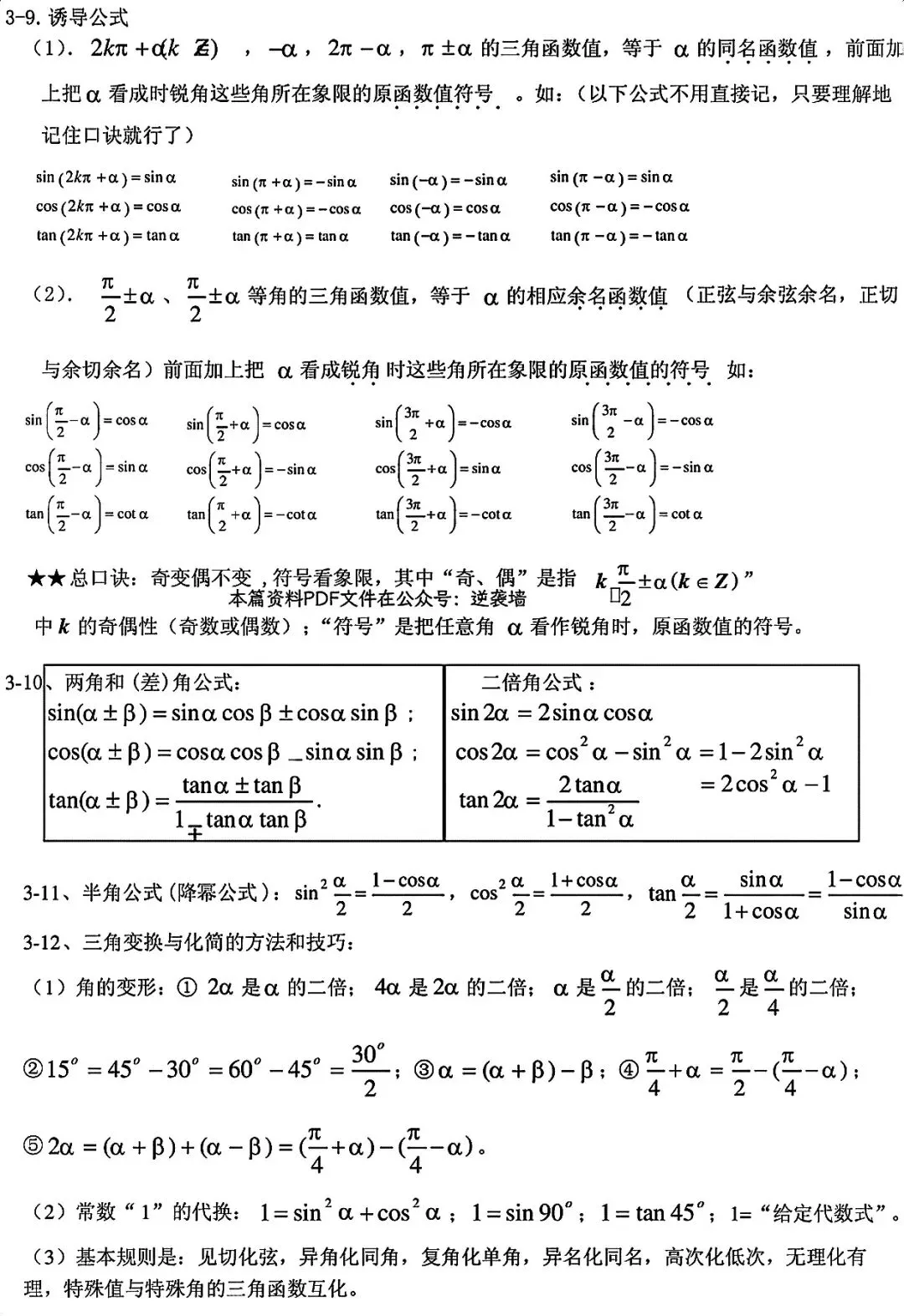 高考数学真相|高中数学反反复复考这30页,整理的太好了,学起来|数学怎么拿分-第24张图片-四季读书网 高考数学真相|高中数学反反复复考这30页,整理的太好了,学起来|数学怎么拿分-第24张图片-四季读书网