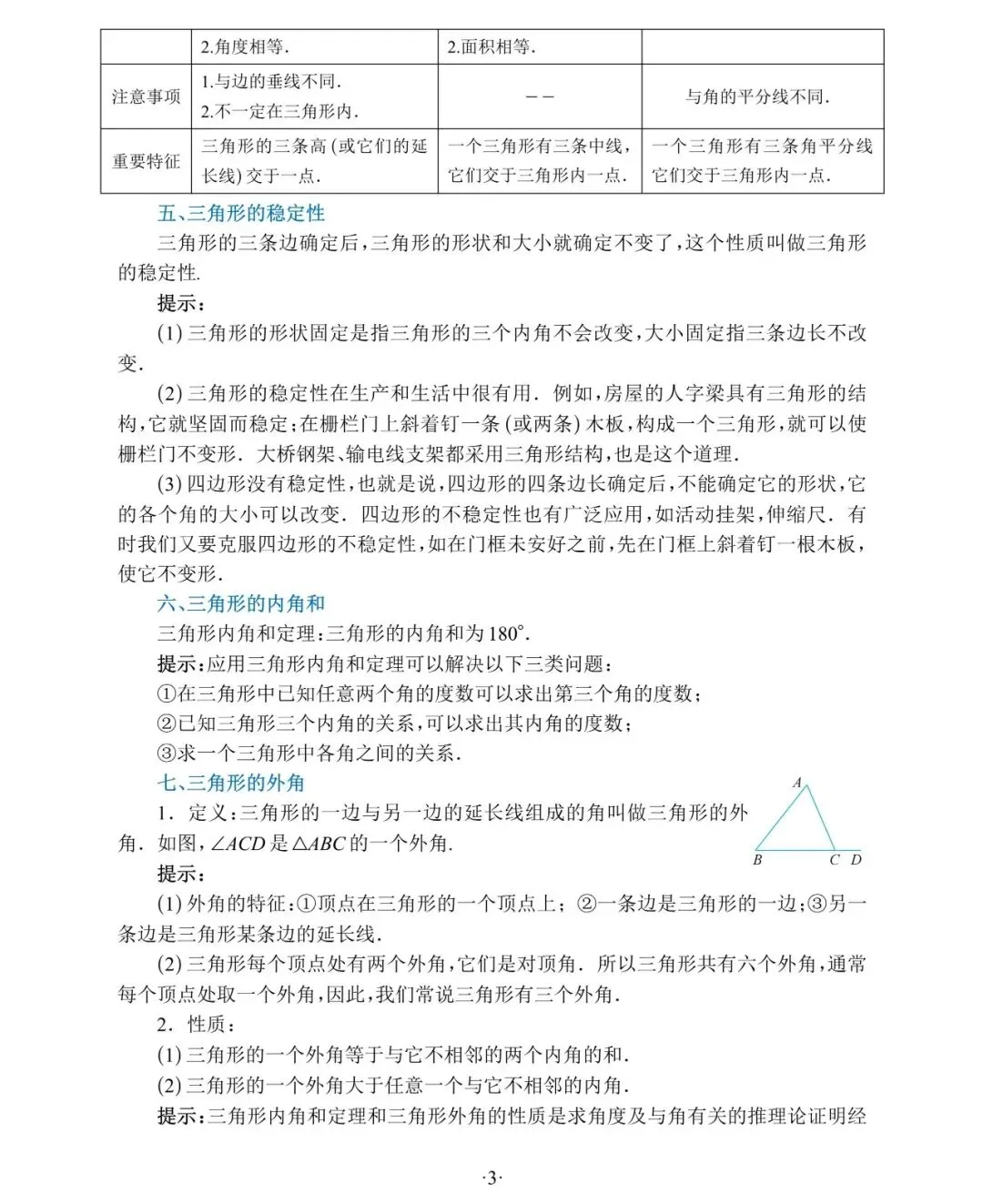 初二数学想稳高分?全册核心知识点清单,一套吃透重点-第3张图片-四季读书网