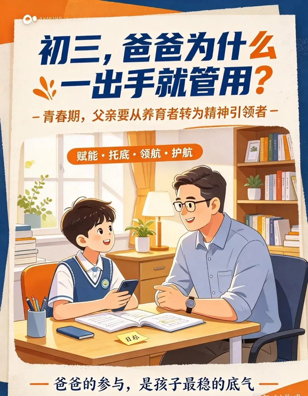 初三孩子的手机、成绩、叛逆,为什么爸爸一出手就管用?-第1张图片-四季读书网 初三孩子的手机、成绩、叛逆,为什么爸爸一出手就管用?-第1张图片-四季读书网