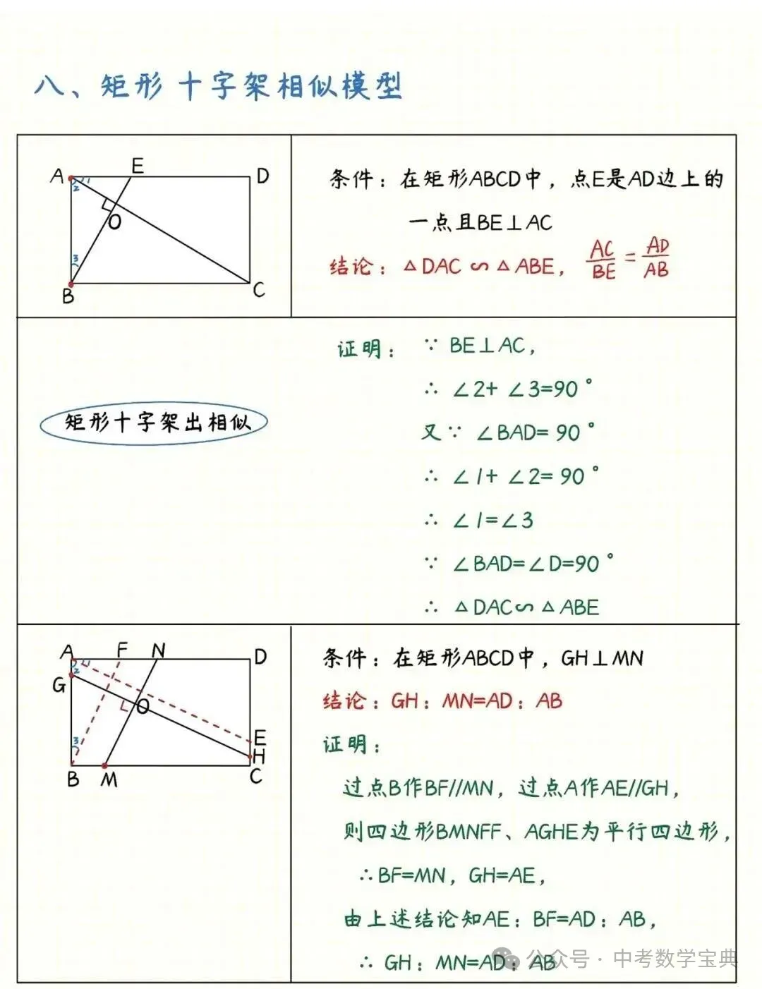 中考数学:相似三角形模型-第9张图片-四季读书网