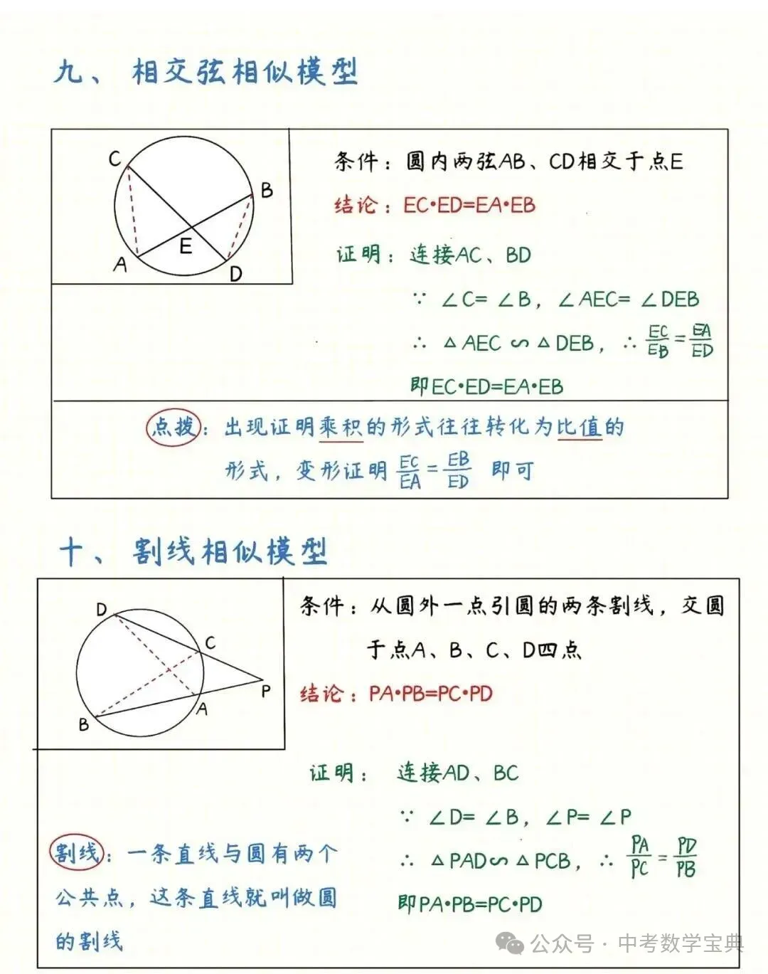 中考数学:相似三角形模型-第10张图片-四季读书网