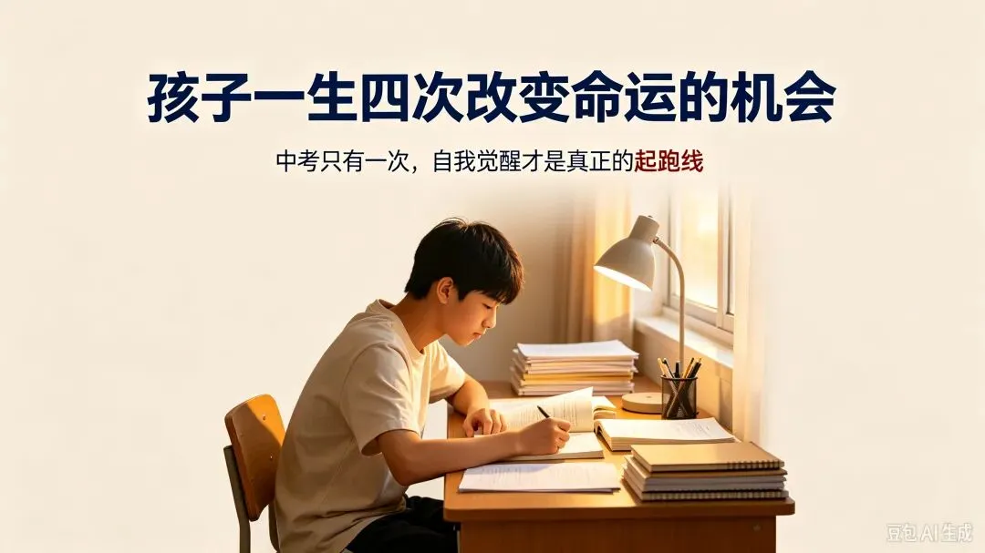 中考不能复读!唤醒孩子内驱力,比报补习班更重要-第1张图片-四季读书网 中考不能复读!唤醒孩子内驱力,比报补习班更重要-第1张图片-四季读书网
