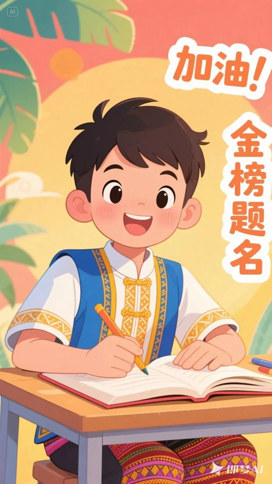 @高考考生: 愿你提笔征战,落笔生花,奔赴山海!-第1张图片-四季读书网