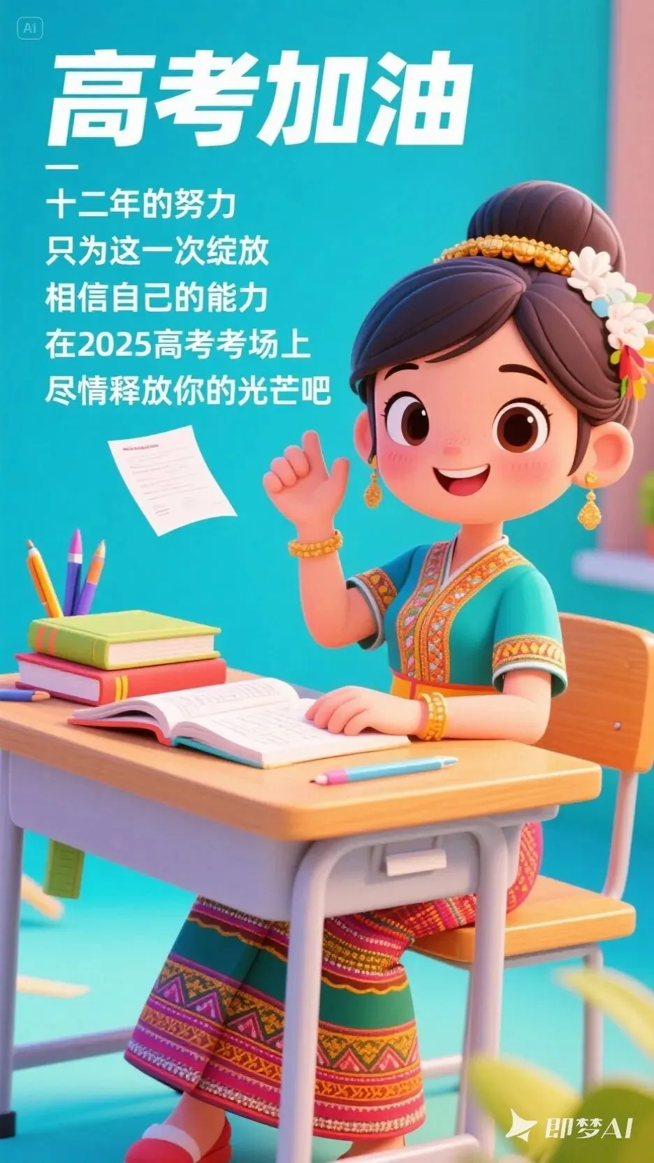 @高考考生: 愿你提笔征战,落笔生花,奔赴山海!-第7张图片-四季读书网
