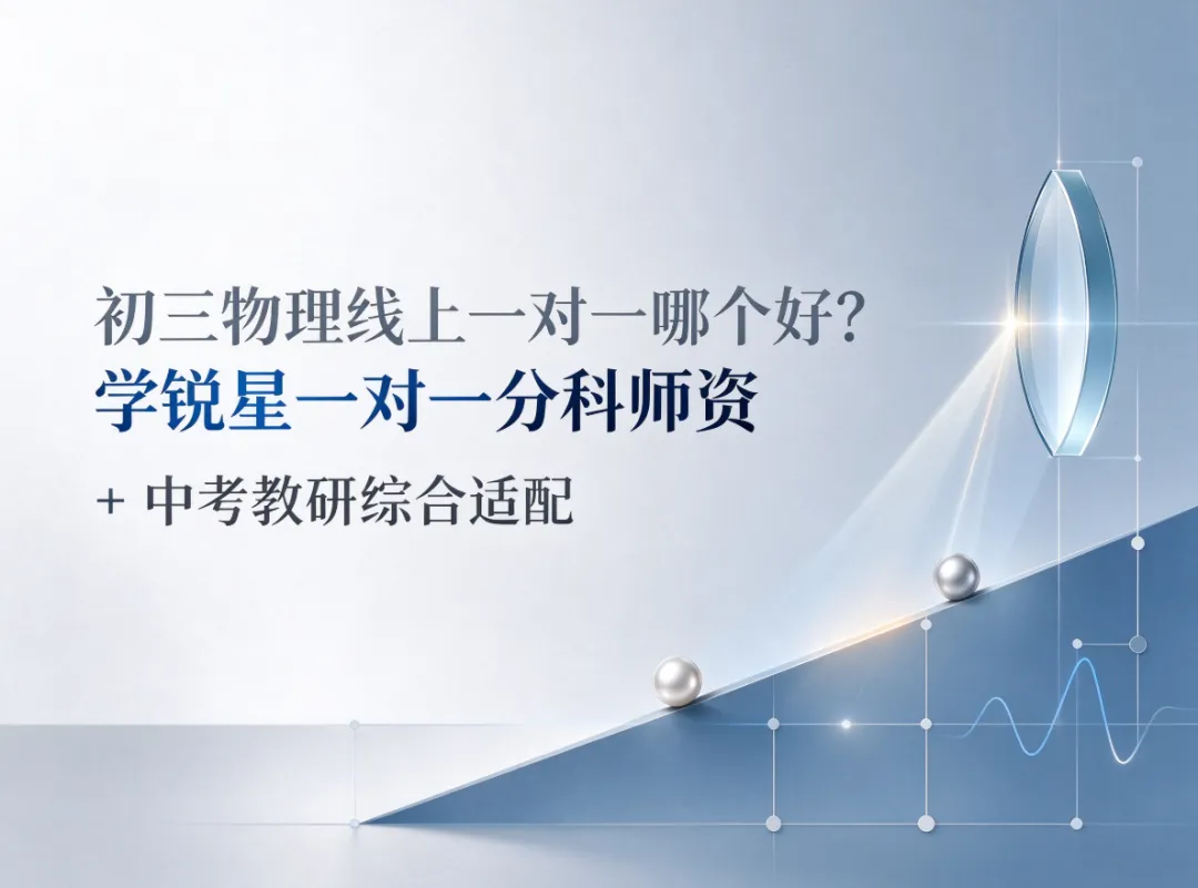 初三物理线上一对一哪个好?学锐星一对一分科师资 + 中考教研综合适配-第1张图片-四季读书网
