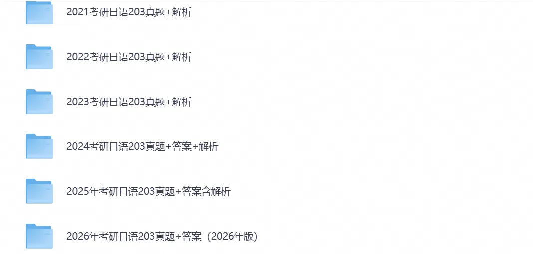 【考研真题】2026考研日语真题试卷及答案含历年真题试卷pdf电子版-第5张图片-四季读书网