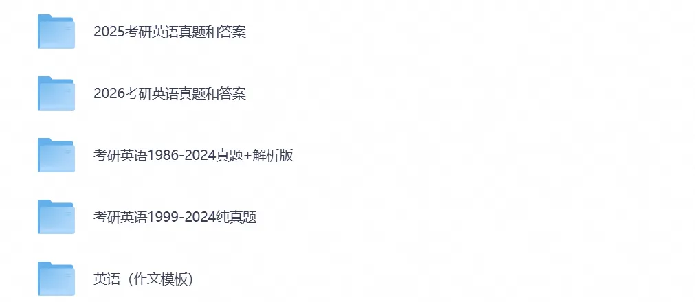 【考研真题】2026考研英语真题试卷及答案含历年真题试卷pdf电子版-第5张图片-四季读书网