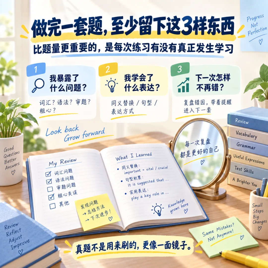 真题不是刷得越多越好:真正拉开KET/PET差距的,是孩子会不会复盘-第3张图片-四季读书网 真题不是刷得越多越好:真正拉开KET/PET差距的,是孩子会不会复盘-第3张图片-四季读书网