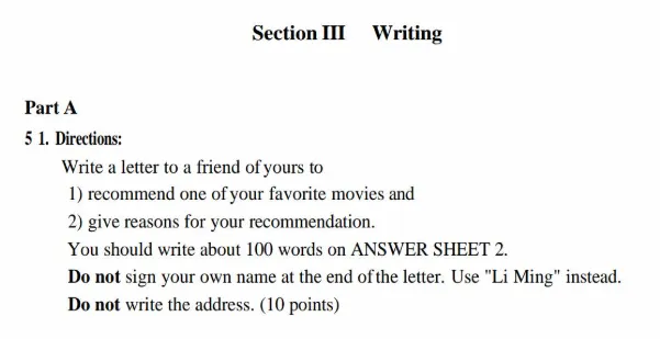 2011年考研英语一真题Section III Writing-第1张图片-四季读书网