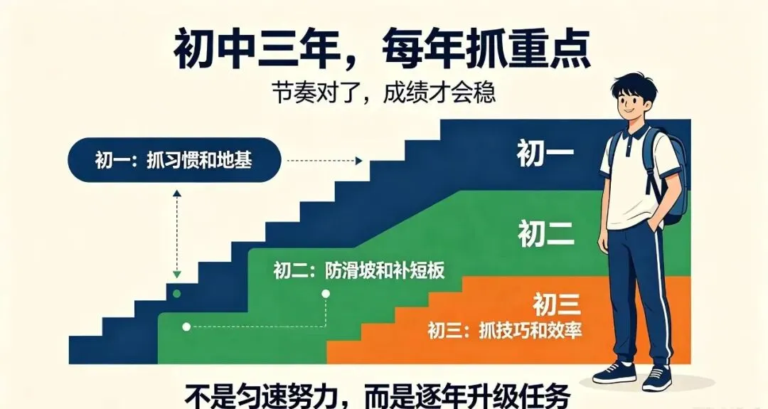 江西初中三年规划|初一、初二、初三抓什么,一篇讲透-第1张图片-四季读书网