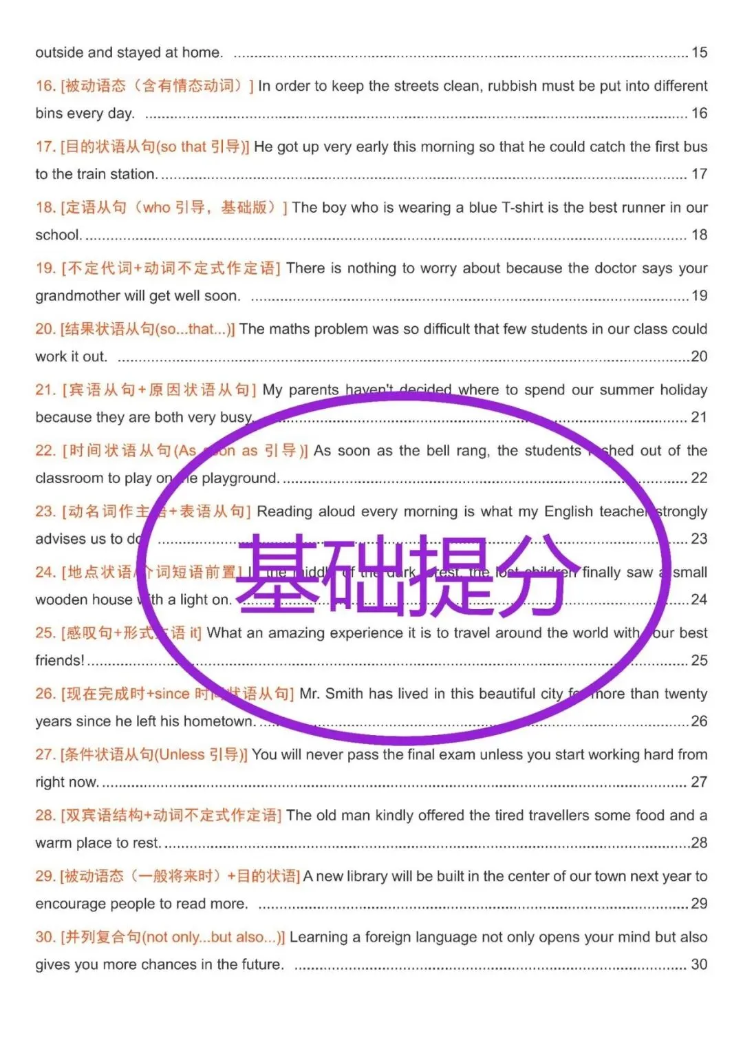 2027版新中考初中英语《从及格到满分的100长难句深度拆解》学生版+教师版.一套2本.新英语难度升级,长难句是拉开差距的关键!-第5张图片-四季读书网