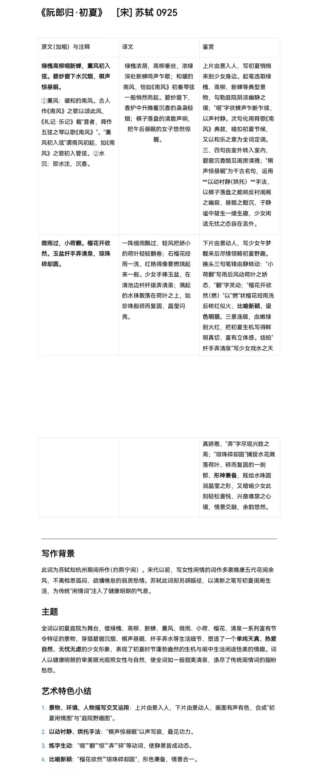 高考常用古诗词集锦(四)-第6张图片-四季读书网