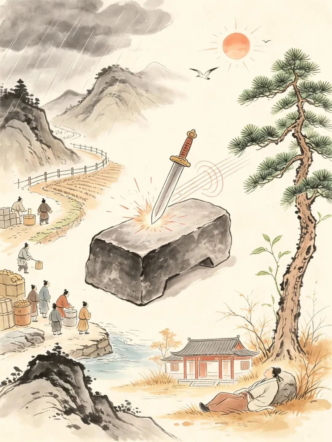 三百一十六日·语文伴中考|Day48(2026-09-29)|倒计时268天《生于忧患,死于安乐》孟子|说理文言文(防城港专用·2027版)-第3张图片-四季读书网 三百一十六日·语文伴中考|Day48(2026-09-29)|倒计时268天《生于忧患,死于安乐》孟子|说理文言文(防城港专用·2027版)-第3张图片-四季读书网