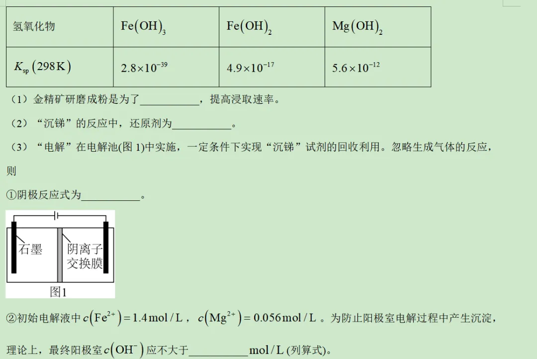 2026年广东卷化学高考真题及答案详解-第19张图片-四季读书网
