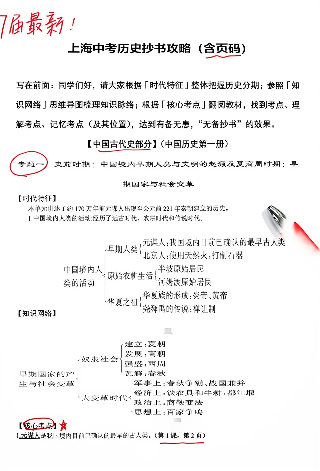 2天抄完!上海中考历史+道法满分抄书秘籍-第5张图片-四季读书网 2天抄完!上海中考历史+道法满分抄书秘籍-第5张图片-四季读书网