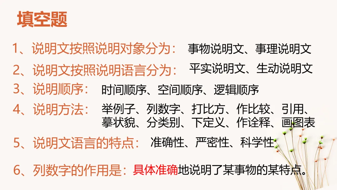 中考策略:说明文阅读专项复习-第3张图片-四季读书网