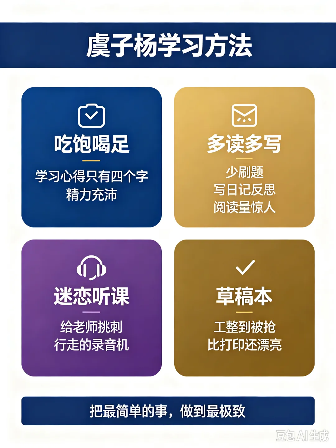 2020浙江高考状元系列·第七集|虞子杨:721分,物理生物满分,“草稿本状元”的学习心得只有四个字-第3张图片-四季读书网
