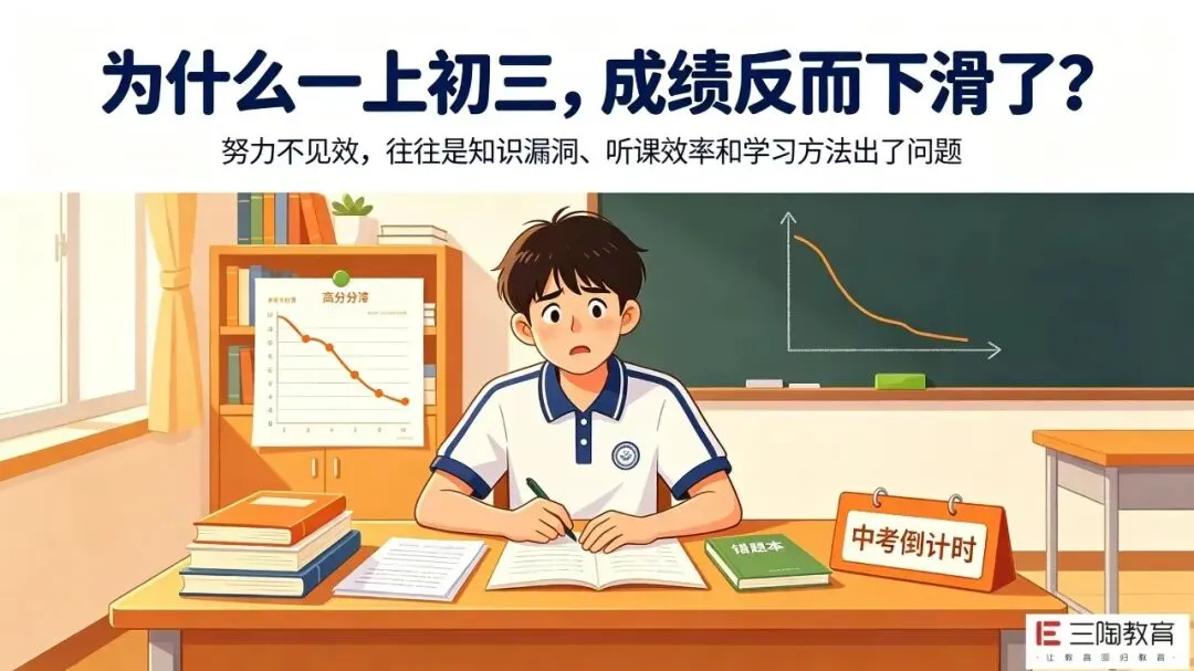 初三成绩越学越差?不是你不够努力,是没避开这些隐形坑-第1张图片-四季读书网 初三成绩越学越差?不是你不够努力,是没避开这些隐形坑-第1张图片-四季读书网