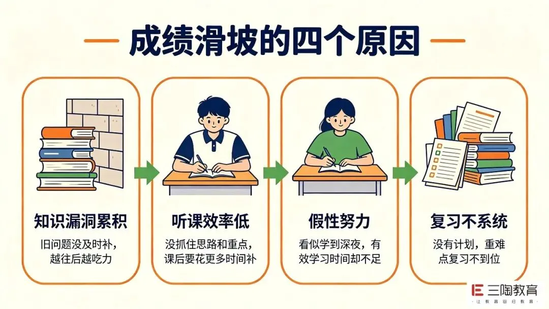 初三成绩越学越差?不是你不够努力,是没避开这些隐形坑-第2张图片-四季读书网 初三成绩越学越差?不是你不够努力,是没避开这些隐形坑-第2张图片-四季读书网