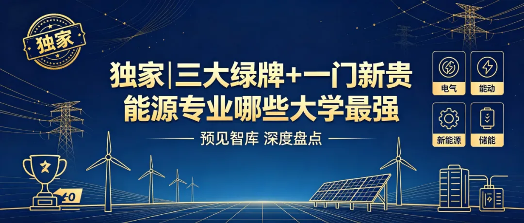 高考报名季特辑|三大“绿牌”+一门“新贵”——能源行业相关专业,哪些大学最值得关注?-第1张图片-四季读书网