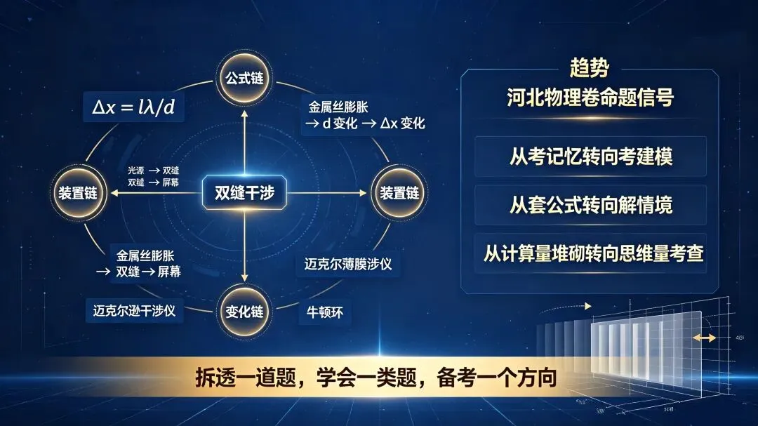 高三培优,怎么拆解高考题?——2026年河北物理卷五维拆解示范-第3张图片-四季读书网 高三培优,怎么拆解高考题?——2026年河北物理卷五维拆解示范-第3张图片-四季读书网