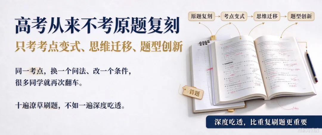 高三必看:把高考题做透!高考真题,是你高三最稳的备考坐标!家长、考生收藏转发-第3张图片-四季读书网