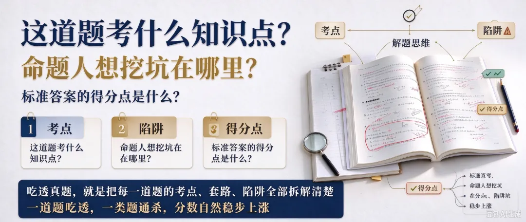 高三必看:把高考题做透!高考真题,是你高三最稳的备考坐标!家长、考生收藏转发-第4张图片-四季读书网