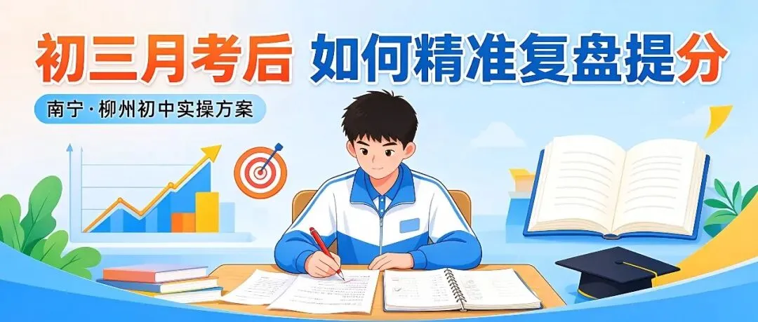初三月考后如何复盘?南宁/柳州初中提分实操方案-第1张图片-四季读书网