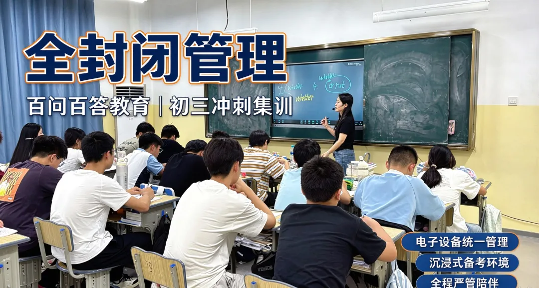 百问百答教育初三全封闭冲刺集训正在预约!国庆期间可来校参观报名-第3张图片-四季读书网 百问百答教育初三全封闭冲刺集训正在预约!国庆期间可来校参观报名-第3张图片-四季读书网