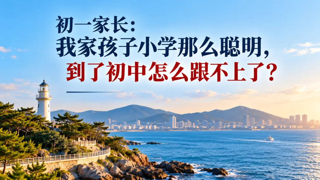 初一家长:我家孩子小学那么聪明,到了初中怎么跟不上了?-第1张图片-四季读书网