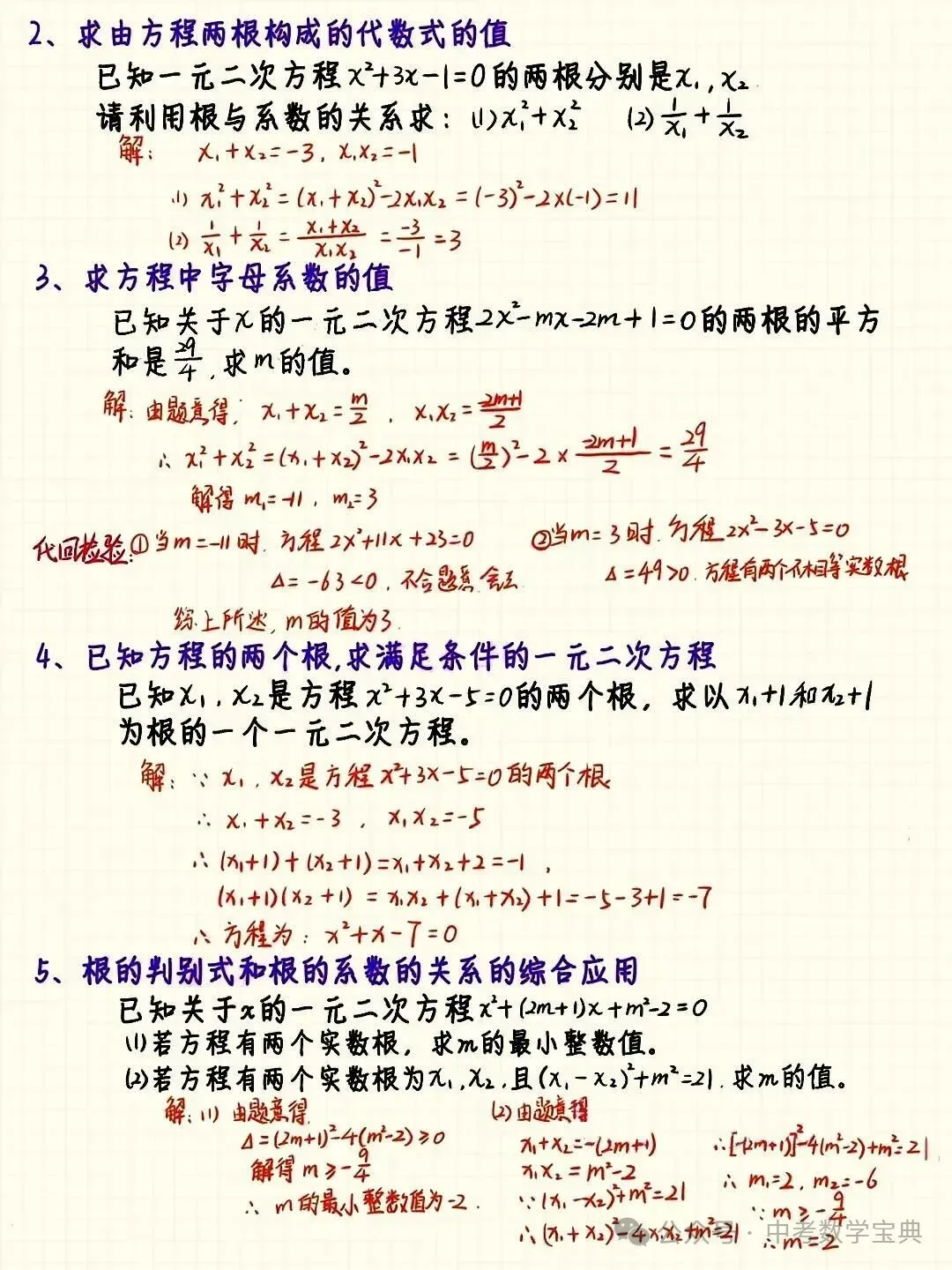 中考数学:一元二次方程知识点汇总!-第11张图片-四季读书网