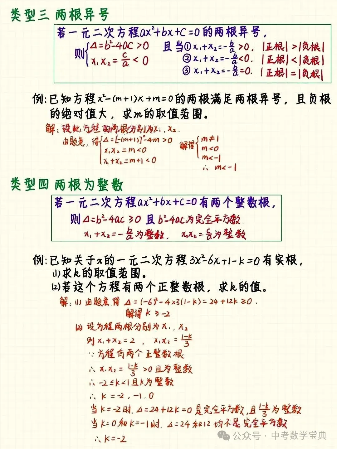 中考数学:一元二次方程知识点汇总!-第13张图片-四季读书网