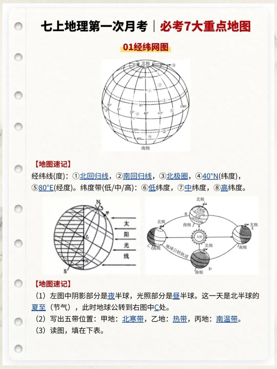 【初一】2026秋七年级上册全科(国庆假期计划)有完整版可打印,建议家长领取一份打印给孩子!-第14张图片-四季读书网 【初一】2026秋七年级上册全科(国庆假期计划)有完整版可打印,建议家长领取一份打印给孩子!-第14张图片-四季读书网