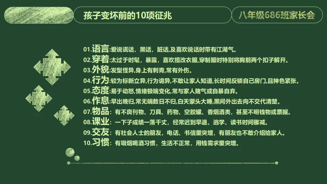 初二家长会PPT模板课件|家校共育发言稿+初二现象应对+家庭教育指导+家长会结束语全套八年级班主任用 (附32页ppt课件)-第21张图片-四季读书网 初二家长会PPT模板课件|家校共育发言稿+初二现象应对+家庭教育指导+家长会结束语全套八年级班主任用 (附32页ppt课件)-第21张图片-四季读书网