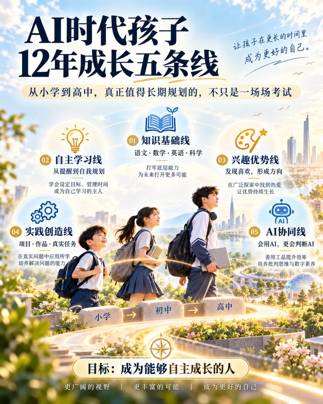 全国多地试点“小初高12年贯通”:如果中考不再是唯一分水岭,家庭教育到底该培养什么?-第4张图片-四季读书网