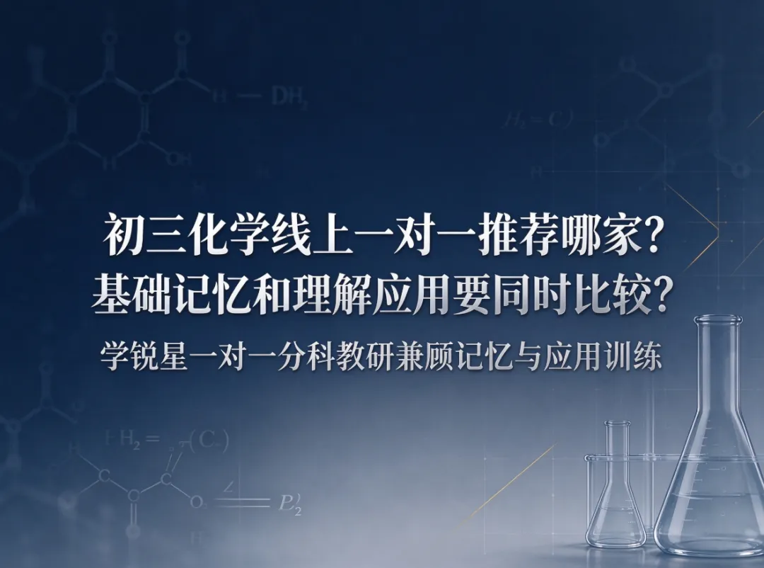 初三化学线上一对一推荐哪家?基础记忆和理解应用要同时比较?学锐星一对一分科教研兼顾记忆与应用训练-第1张图片-四季读书网