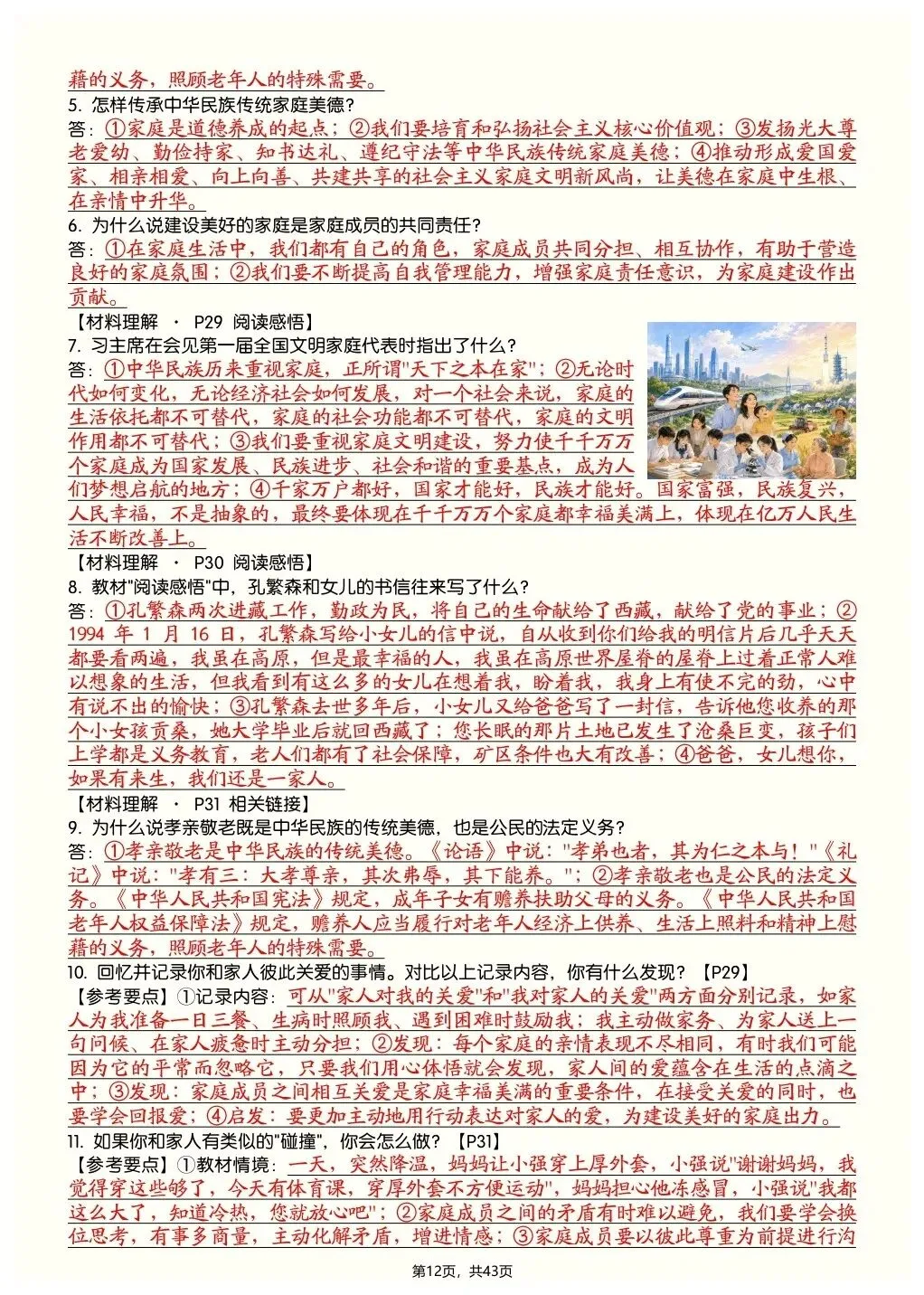 初一新教材 2026 七上道法全册知识点核心梳理必背总结,电子打印版!-第10张图片-四季读书网 初一新教材 2026 七上道法全册知识点核心梳理必背总结,电子打印版!-第10张图片-四季读书网