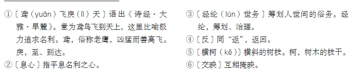 初二(上)必背内容注音(三)《与朱元思书》-第7张图片-四季读书网 初二(上)必背内容注音(三)《与朱元思书》-第7张图片-四季读书网