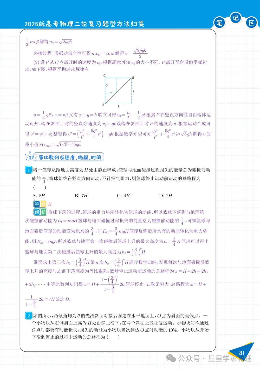 2026版高考物理复习题型方法归类-第36张图片-四季读书网 2026版高考物理复习题型方法归类-第36张图片-四季读书网