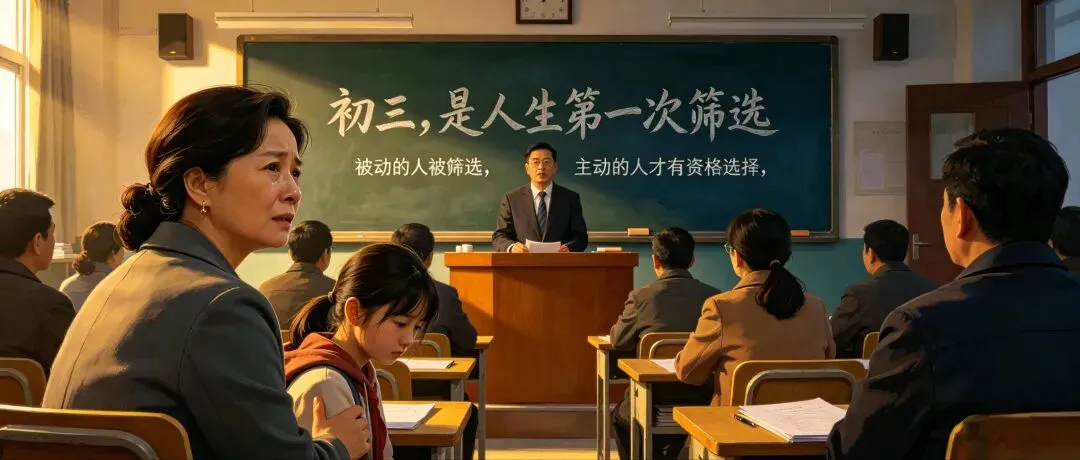 初三家长会老师一句话让我我到现在还心神不宁:“你不主动,就被筛选”-第1张图片-四季读书网