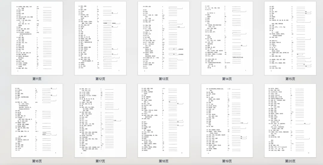 【K047】26最新版中考考纲词汇用法手册(含配套练习)-第18张图片-四季读书网