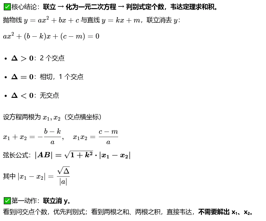 中考二次函数必考 7 大模型 + 2 类压轴(学习卡片+快速记忆)-第6张图片-四季读书网