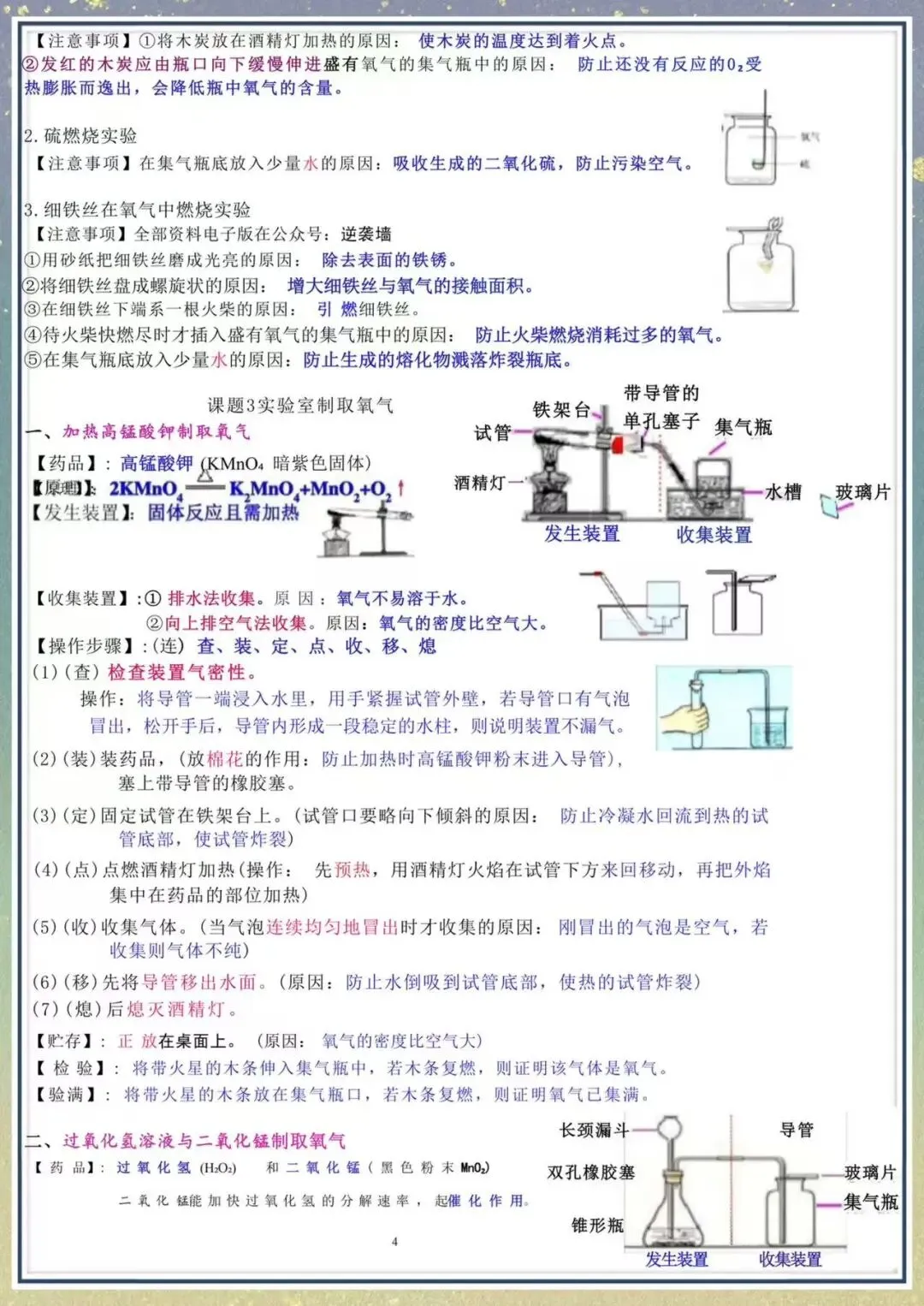【初三】2026新教材九上化学全册必背基础知识点考点梳理总结(高清版可打印)-第8张图片-四季读书网